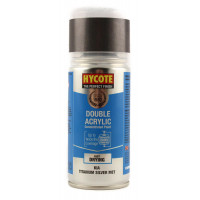 Image for Hycote Double Acrylic Kia Titanium Silver Metallic Spray Paint