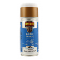 Image for Hycote Double Acrylic Peugeot Blaze Yellow Metallic Spray Paint