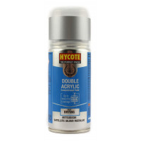Image for Hycote Double Acrylic Mitsubishi Satellite Silver Metallic Spray Paint
