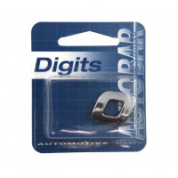 Image for Autobar Self Adhesive Chrome Styling Digit - 0