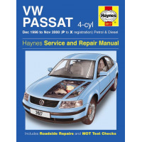 Image for VW Passat Manual (Haynes) 4-cyl Petrol and Diesel - 96 to 00, P to X reg (3917)