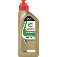 Image for Castrol Power 1 4T 10w 40 Motorbike Oil 1 Litre Bottle