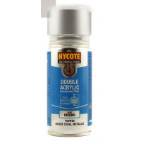 Image for Hycote Double Acrylic Toyota Silver Steel Metallic Spray Paint