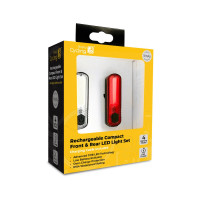 Image for Simply Cycling Rechargeable Compact Front & Rear Bike Lights