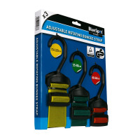 Image for Blue Spot 3 Pack Assorted Rotating Bungee Strap