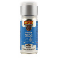 Image for Hycote Double Acrylic Renault Iceberg Silver Metallic Spray Paint