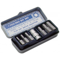Image for Laser Hex Bit Set - 3/8 D 7pc