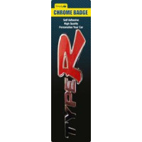 Image for Chrome Self Adhesive Badge Type R