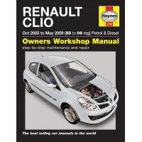Image for Renault Clio Manual (Hanes) Petrol & Diesel - 05 to 09, 55 to 09 reg (4788)
