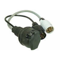 Image for Maypole Caravan Adaptor Lead 12 N & S - 13 Pin (200 mm)