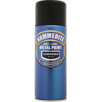Image for Hammerite Black Hammered Finish Aerosol 400 ml