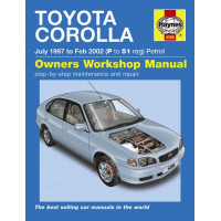 Image for Toyota Corolla Manual (Haynes) Petrol - 97 to 01, P to 51 reg (4286)