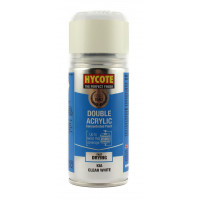 Image for Hycote Double Acrylic Kia Clear White Spray Paint