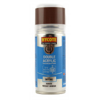 Image for Hycote Double Acrylic Rover Russet Brown Spray Paint