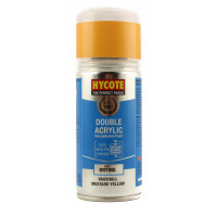Image for Hycote Double Acrylic Vauxhall Mustard Yellow Spray Paint
