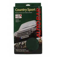 Image for Country Sport Heavy Duty Car Seat Covers Green Rear Bench
