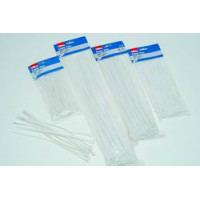 Image for Hilka Cable Ties White 100 x 4.8 x 200 mm