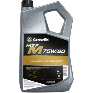 Image for Granville MTF M 75W 80 Gear Oil 5 Litre Bottle