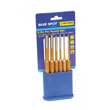 Image for Blue Spot 6 Piece Gold Pin Punch Set