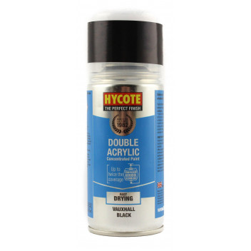 Image for Hycote Double Acrylic Vauxhall Black Spray Paint