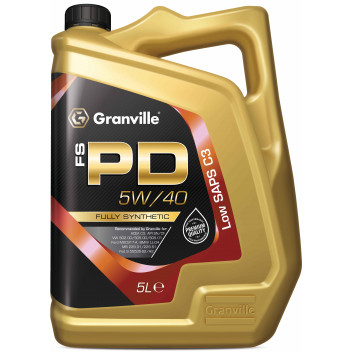 Image for Granville FS-PD 5W 40 Fully Synthetic Engine Oil 5 Litre Bottle