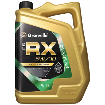 Image for Granville FS-RX 5W 30 Fully Synthetic Engine Oil 5 Litre Bottle