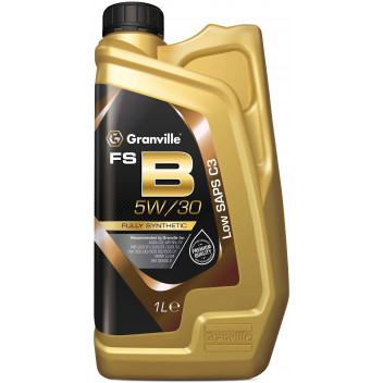 Image for Granville FS-B 5W 30 Fully Synthetic Engine Oil 1 Litre Bottle