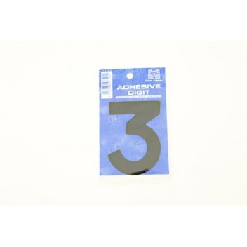 Image for Self Adhesive Digit Single Black 3
