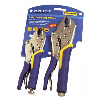 Image for Bluespot 2 Pce Locking Pliers