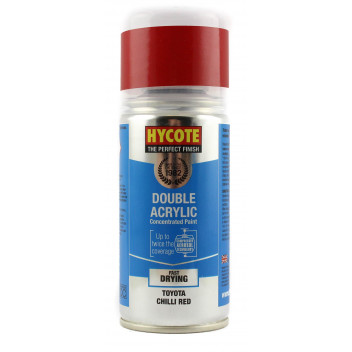 Image for Hycote Double Acrylic Toyota Chilli Red Spray Paint