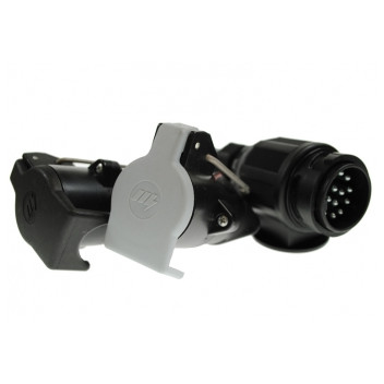 Image for Maypole Caravan Adaptor Lead 13 Pin - 12 N & S (200 mm)