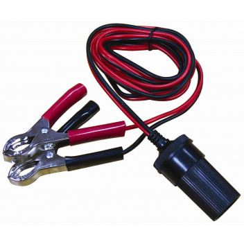 Image for Cigarette Lighter 12 V Adaptor With Battery Clips