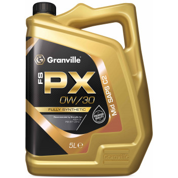 Image for Granville FS-PX 0W 30 Fully Synthetic Engine Oil 5 Litre Bottle