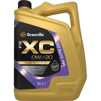 Image for Granville FS-XC 0W 20 Fully Synthetic Engine Oil 5 Litre Bottle
