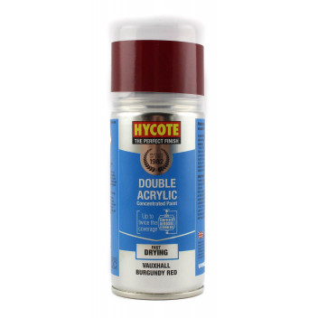 Image for Hycote Double Acrylic Vauxhall Burgundy Red Spray Paint