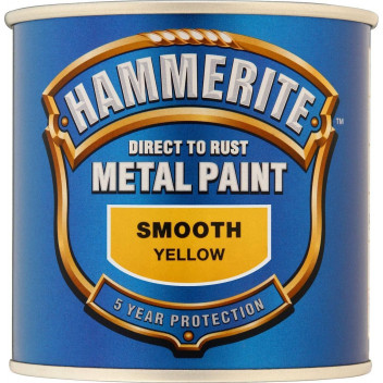 Image for Hammerite Yellow Smooth Finish 250 ml
