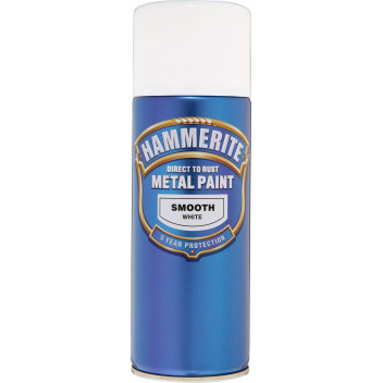 Image for Hammerite White Smooth Finish Aerosol 400 ml