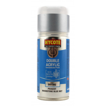 Image for Hycote Double Acrylic Peugeot Moonstone Blue Metallic Spray Paint