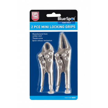 Image for BlueSpot 2 Pce Mini Locking Plier Set