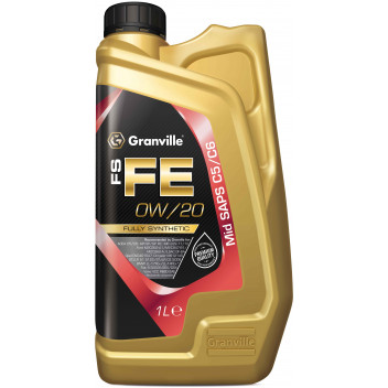 Image for Granville FS-FE 0W 20 Fully Synthetic Engine Oil 1 Litre Bottle