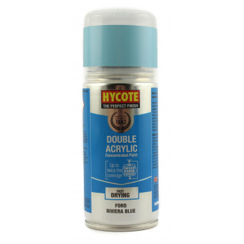 Image for Hycote Double Acrylic Ford Riviera Blue Spray Paint