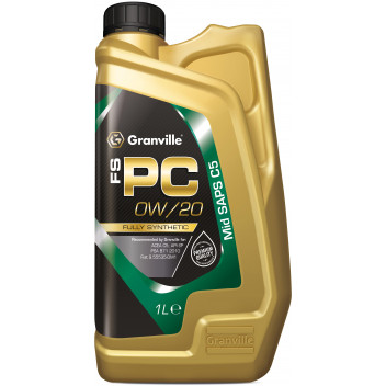 Image for Granville FS-PC 0W 20 Fully Synthetic Engine Oil 1 Litre Bottle
