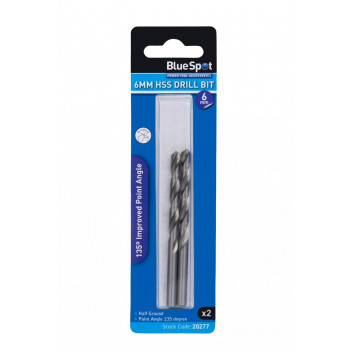 Image for Bluespot 10 Piece 6.5 mm HSS Drill Bits In Tube