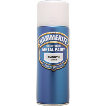 Image for Hammerite Silver Smooth Finish Aerosol 400 ml