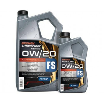 Image for Bremen Autotechnik Fully Synthetic Engine Oil 0W 20 FS 1 Litre Bottle