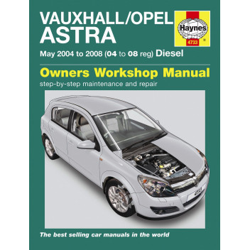 Image for Vauxhall Astra Manual (Haynes) Diesel - 04 to 08 reg (4733)
