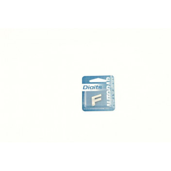 Image for Autobar Self Adhesive Chrome Styling Digit - F