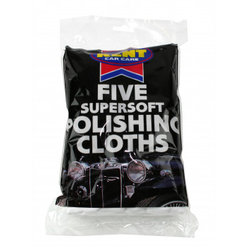 Image for Kent 5 Cotton Polishing Cloths