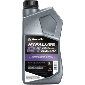 Image for Granville Hypalube C1 5W 30 Fully Synthetic Engine Oil 1 Litre