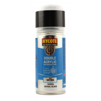Image for Hycote Double Acrylic Toyota Astral Black Spray Paint